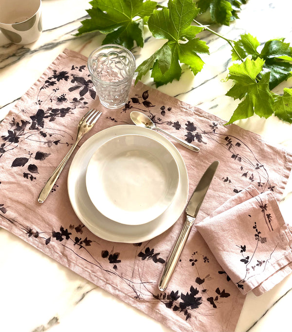 linen placemat made in France
