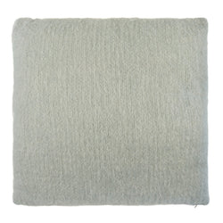 pastel blue mohair wool cushion 50x50cm