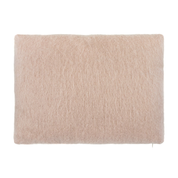 pastel pink wool mohair cushion 30x40cm