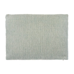 wool mohair cushion 30x40 cm pastel blue 