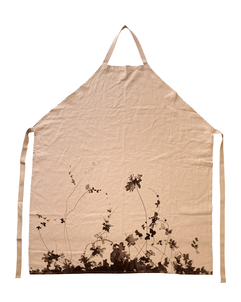 linen kitchen apron