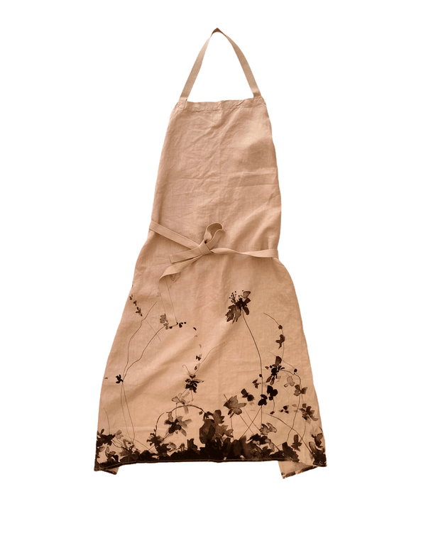 linen kitchen apron